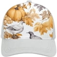thumbnail image 1 of Leaves and Pumpkin Baseball Cap Classic Golf Cap Soft Dad Hat Multicolor Adjustable Low Profile Hat Unisex, 1 of 3