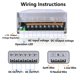 thumbnail image 5 of Adaptador de fuente de alimentación NUOFUWEI DC 12V 50A 600W para dispositivo de 12 V, 5 of 6