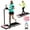 Pink, variant on HYEASTR Compact Foldable Portable Fitness Treadmill 3HP Motor 2 in 1 Walking Pad, Bluetooth & Remote - Gray
