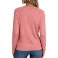 thumbnail image 5 of ByworldtasicNo Boundaries Long Sleeve Shirts for Women Fall Outfit 2026 Fashion Casual T Shirt Ribbed Round Neck Basic Loose Tunic Tops, 5 of 9