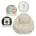 thumbnail image 6 of Majestic Home Goods Small Bean Bag Athens Sand, 6 of 6