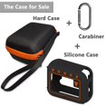 thumbnail image 2 of Accesory JCHPINE Funda de silicona y funda rígida de viaje para altavoz Bluetooth ultraportátil JBL Go 4, 2 of 8