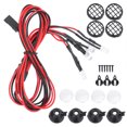 thumbnail image 1 of 1/10 LED Light, Easy To Install RC LED Light For TRXAAXS, For TRXAAXS/TRX4/SCX10/D90 1/10 Universal RC Crawler Car RC Crawler Car Lovers Round, 1 of 8