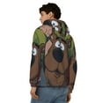 thumbnail image 5 of Lsque Scooby-Doo for Mens Full-zip Hoodie, Zip-up Pullover Hooded Sweatshirt, Kangaroo Pocket Hoodie Ideal for Daily Wear, Travel, and Home-Large, 5 of 8