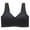 Black, variant on Womens Bras Lace Wireless New Women's Bra with Gathered Large Chest Small Sagging Comfortable and No Steel Ring Underwear Green 4Xl