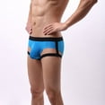 thumbnail image 6 of Mens Underwear Men's Fashion Boxer Shorts Mesh Breathable Sexy Underpants, 6 of 6