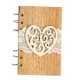 thumbnail image 4 of Masteelf  Cut Wood Notebook Scooper Bridal Shower Decorations Satinless, 4 of 6