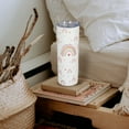 thumbnail image 2 of Boho Coffee Mug, Teacher Tumbler, Cute Coffee Tumbler with Lid and Straw, Unique Birthday Gifts for Teacher, Women, Friends Female, Teenage Girls, Girlfriends, Teacher Appreciation Gifts for Women, 2 of 5