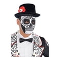 thumbnail image 3 of Amscan Day of the Dead Top Hat Halloween Costume Accessory, One Size, 3 of 3