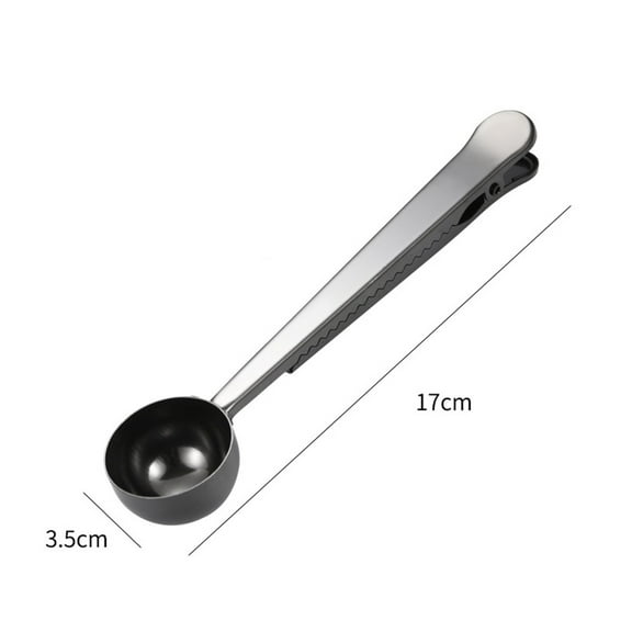 cpengpj Coffee Scoop, Stainless Steel Coffee Scoop Clip, Coffee Spoon Measuring, for Ground Coffee and Beans, Milk Powder MeasureBaking Graduated Tool