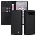 thumbnail image 3 of Funda para Google Pixel 6A Estuche de Cuero PU Tipo Cartera con Ranuras para Tarjetas y Cierre Magnético, 3 of 5