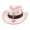 White, variant on Western Cowboy Hat Featuring Studded Bull Head Emblem and Star Pattern with Decorative Heart Top