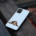 thumbnail image 4 of WIRESTER Shockproof Soft Rubber Cover Case for Samsung Galaxy A03S 4G LTE (Not 5G) 6.5" 2021, Basset Hound Dog Lying Down Looking Up On Light Blue Background, 4 of 5