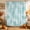 Seafoam, variant on Light Blue Botanical Shower Curtain, Waterproof Shower Curtains for Bathroom, Summer Palm Leaves Foliage Tropical Washable Fabric Bathtub Curtain Set Bath Decor with 12 Hooks 72"x78"