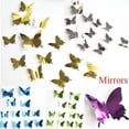 thumbnail image 2 of 3D Butterfly Sticker Art Design Decal Wall Decals Kids Home Decor Magnet Sticker, 2 of 5