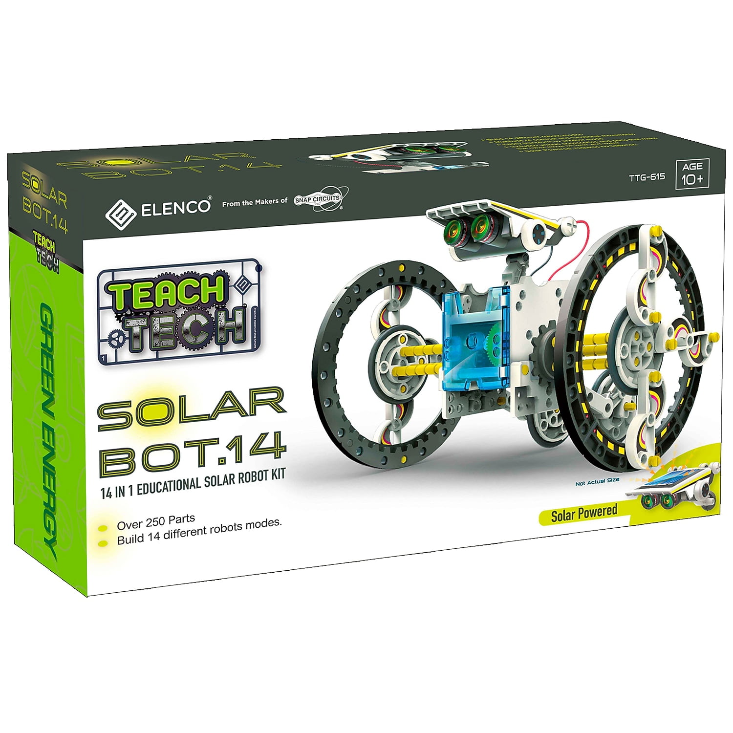 Teach Tech™ Solar Bot.14 TTG615 | Transforming Solar Robot Kit | STEM Educational Toy for Kids 10+