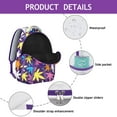 thumbnail image 4 of Marijuana Themed Laptop Backpack for Students - Durable College Bookbag with Protective Sleeve, Trendy Daypack for School and University, Perfect Gift for Fans, 4 of 6