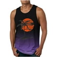 thumbnail image 1 of Styesk Débardeurs Hommes Mode Décontractée Impression Dégradée Pull Col Rond Sport, 1 of 2