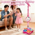 thumbnail image 6 of The Multifunctional Microphone Toy, Multi-Functional Microphone Toy with Adjustable Stand, Speakers and Lights, Compatible with Mobile Phones, for Christmas and Birthday (Black), 6 of 8