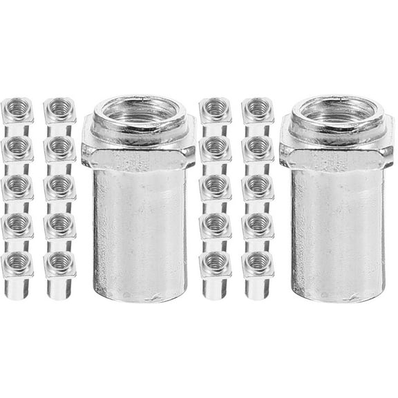 40 pcs Drum Swivel Nut 6mm Replacement Tom Lug Floor Drum Spare Part Drum Supply