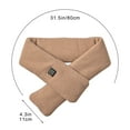 thumbnail image 3 of LmnLft Rechargeable Cordless Neck Heating Pad,Upgraded Heating Scarf Usb Smart Neck And Shoulder Winter Cold Protection And Warmth Men And Women Scarf Massage Heating Scarf, 3 of 7