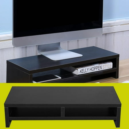 Wooden Desktop Monitor Stand Lcd Tv Laptop Rack Computer Screen