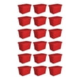 thumbnail image 1 of Sterilite Heavy Duty 30 Gallon Stacking Seasonal Storage Tote, Red (18 Pack), 1 of 6