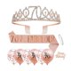 thumbnail image 1 of Faja de Cumpleaños para Niñas, Disfraz de Fiesta, Boda, Princesa, Feliz 70.  degree Cumpleaños, Accesorios para Fotos, Banda con Purpurina, Decoración de 70, 1 of 9