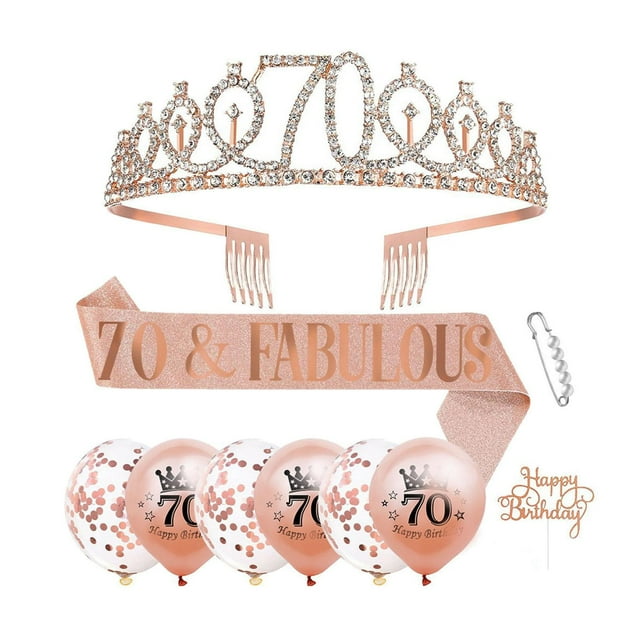 Banda de cumpleaños Macarena para Niñas Juego de Broches Decoración de Princesa
