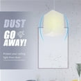 thumbnail image 3 of BRIGHTFUFU 2 uds. Pantalla de lámpara de noche, estilo moderno, pantalla de luz de lino, lámpara de pared, lámpara de araña, 3 of 7