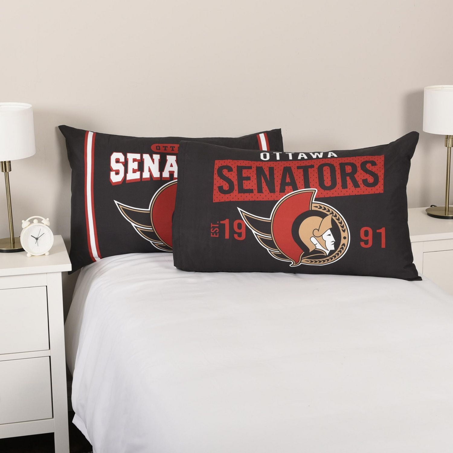 NHL Ottawa Senators 2-Pack Pillowcases, 20" x 30"