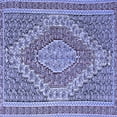 thumbnail image 1 of Ahgly Company Indoor Square Persian Blue Traditional Area Rugs, 3' Square, 1 of 4