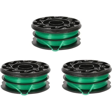 DF-080 0.080" 30ft String Trimmer Line Compatible with Black and Decker GH2000 GH1100 GH1000 Weed Eater DF-080-BKP Spool Refills Replacement Dual Line Auto Feed(3 Pack)