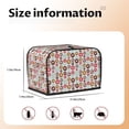 thumbnail image 5 of Lsque Colorful Donuts Print 2 Slice Toaster Cover , Kitchen Appliance Dustproof Protector , Toaster Protector Dustproof Kitchen Appliance Cover, 5 of 7