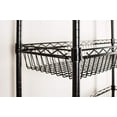 thumbnail image 2 of 18" Deep x 30" Wide x 14" High 2 Tier Stationary Black Basket Unit, 2 of 7