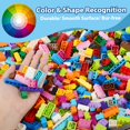 thumbnail image 5 of Ladrillos de construcción clásicos de 1000 piezas en 15 colores populares y 12 formas mixtas Juego de bloques de construcción pequeños creativos Juguete educativo de aprendizaje Regalo para niños Comp, 5 of 5