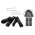 thumbnail image 2 of Tnarru Beach Volleyball Lines for Sand Court Marker Kit Workout Exercise Single or Double Court (8M 16M Length) for Sports Beach Party black, 2 of 10