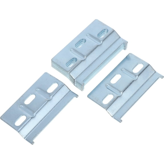 10pcs Heavy Duty Galvanized Iron Wall Cabinet Mounting Brackets for Wood Cabinets in Bedroom Kitchen Dining Room