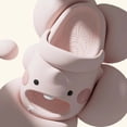 thumbnail image 5 of sususu Toddler Clogs Kids Clogs for Girls Boys Cute Cartoon Garden Clogs on Water Shoes One-Foot Slide Slipper Waterproof Beach Pool Outdoor Bathing Shower Slippers Pink 3.5-4 Years, 5 of 5
