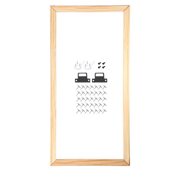 DIY Canvas Stretcher Bars, 24 x 12 Inch Canvas Frame Wooden Frames Kit Sturdy Stretcher Frames