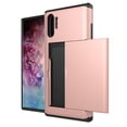 thumbnail image 4 of Galaxy Note 10+ Plus / Note 10 Plus 5G Case Wallet, Allytech Dual Layer Credit Card Holder Sliding Shockproof Bumper Protection Case Cover for Samsung Galaxy Note 10 Plus / Note 10 Plus 5G,Rosegold, 4 of 4