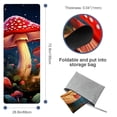 thumbnail image 4 of Mushroom Yoga Blanket with Storage Bag, 72.8"x26.8", Suitable for Yoga, Pilates, Fitness, Gym Towels, Yoga Towel, Yoga Towels, 4 of 6
