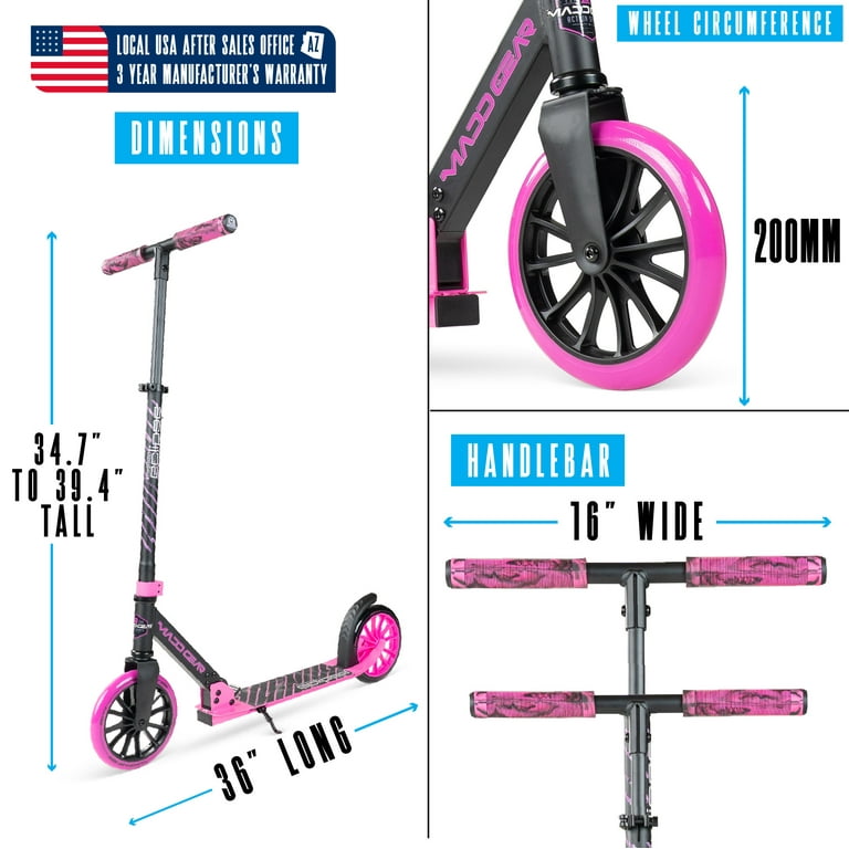 Madd Gear Eclipse Commuter 200mm Wheels Scooter - Great For Kids