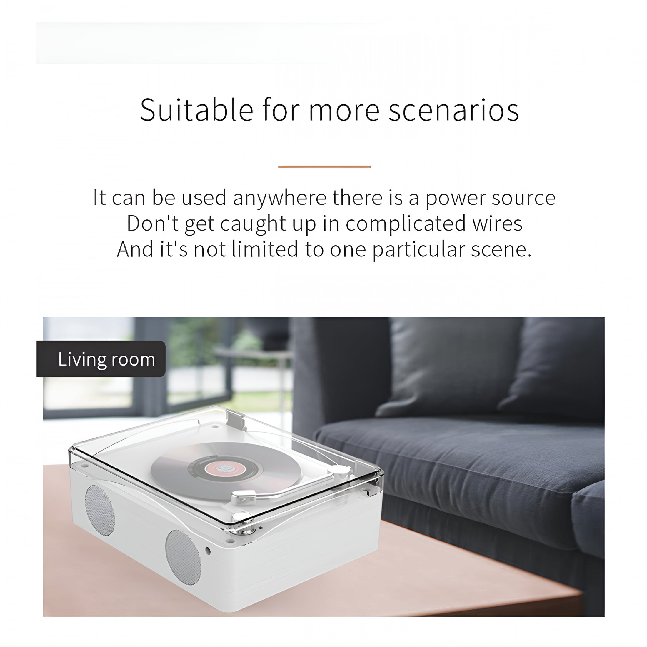 GJX Retro Cd Player Bluetooth 5.0 Rechargeable Built-In Speaker Portable Music Player Usb Hifi Player with Infrared Remote