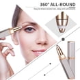 thumbnail image 3 of CHOK Wholesale 2in1 USB Electric Eyebrow Remover Razor-Trimmer Face Body Hair Removal, 3 of 9