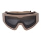 thumbnail image 1 of Gafas de seguridad transpirables resistentes a los golpes malla de hierro estampadas a prueba de viento y arena para fanáticos de juegos militares CS al aire libre caqui, 1 of 9