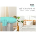 thumbnail image 3 of PiccoCasa Soft Cotton Body Pillow Cover Zipper Closure, Queen Cyan 20" x 54", 3 of 7