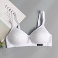 thumbnail image 1 of VISgogo Sujetador sin aros para mujer, correa ajustable para el hombro Push Up Cobertura completa Comfort Bralette VISgogo  moda, 1 of 2