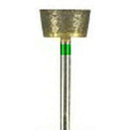 DIAMOND BUR, SINTERED, Coarse 120 grit 2.34mm mandrel(hp)Inverted cone, flat top 5.5x6mm