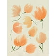 thumbnail image 2 of Popp, Grace 12x14 Gold Ornate Wood Framed with Double Matting Museum Art Print Titled - Fallen Flowers II, 2 of 4